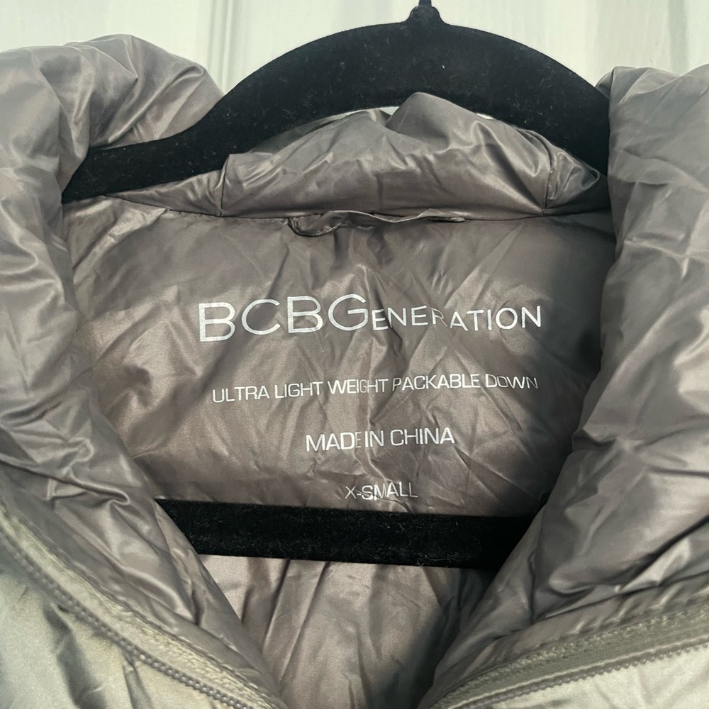 BCBGeneration Women's Khaki Puffer Coat - Picture 2 of 6